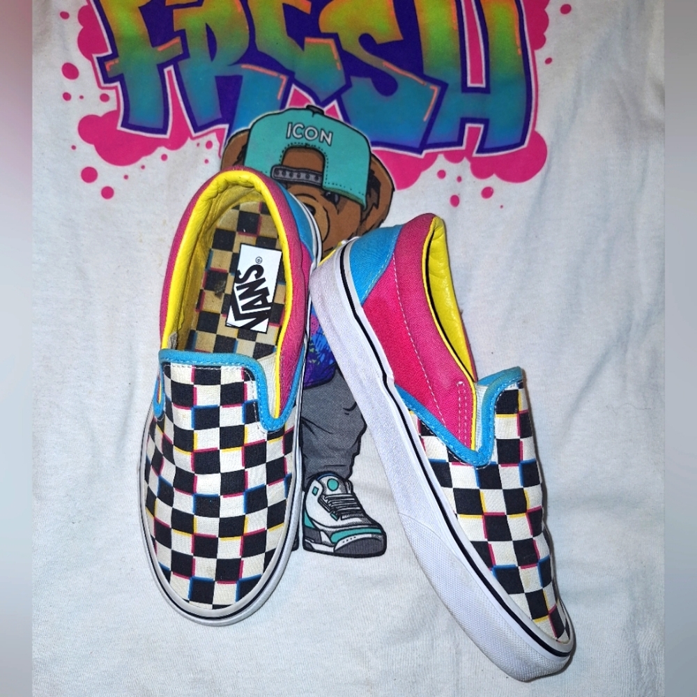 Vans Slip-on "Checkerboard Muticolor"